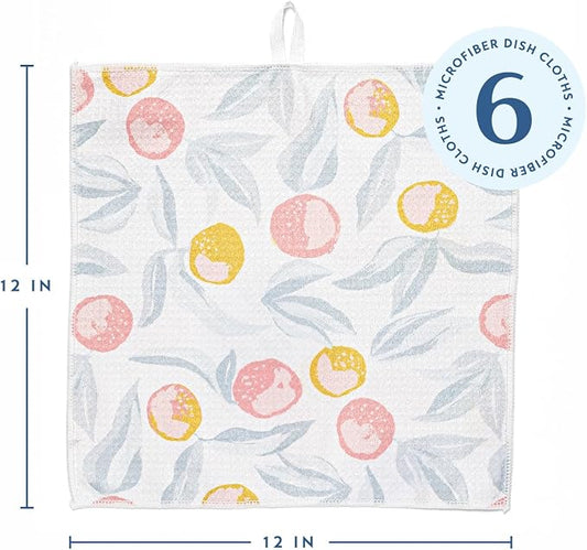 ELYN Microfiber Kitchen Dish Cloth Set, Quick-Dry & Absorbent Waffle Weave - Image 2