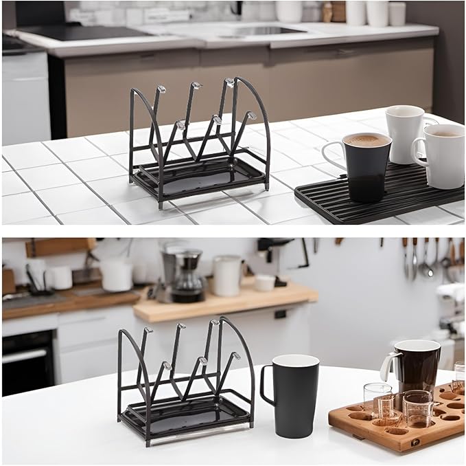 RHBLME 2 Packs Glass Drying Rack, Vertical Bottle Drying Rack Glass Bottle - Image 7