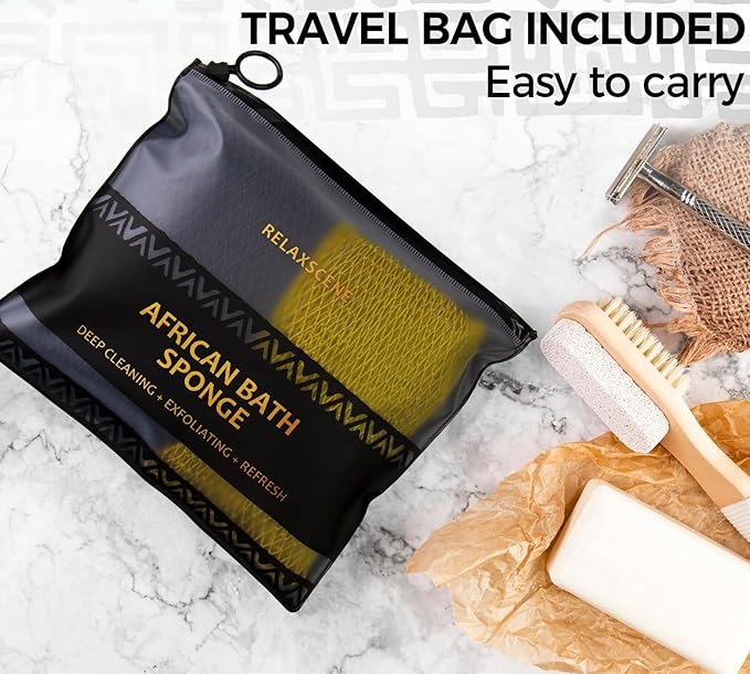 African Net Sponge Black and AntiGolden - Image 8