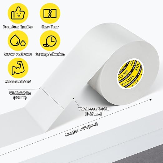 2Pack Duct Tape Heavy Duty Single Sided, Strong Adhesive High Strength - Image 2