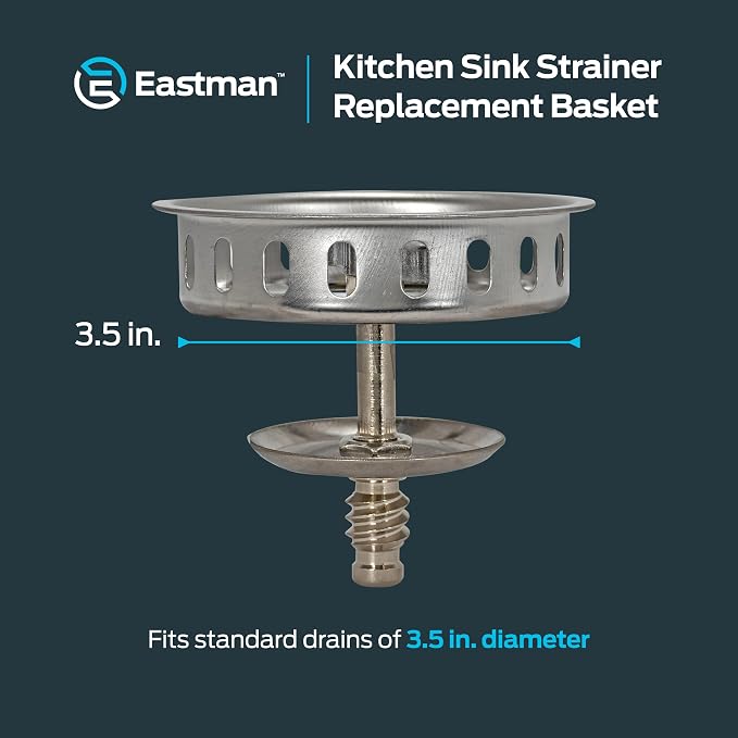 EZ-FLO Replacement Basket, Threaded-Post Spin and Seal, Stainless Steel - Image 6