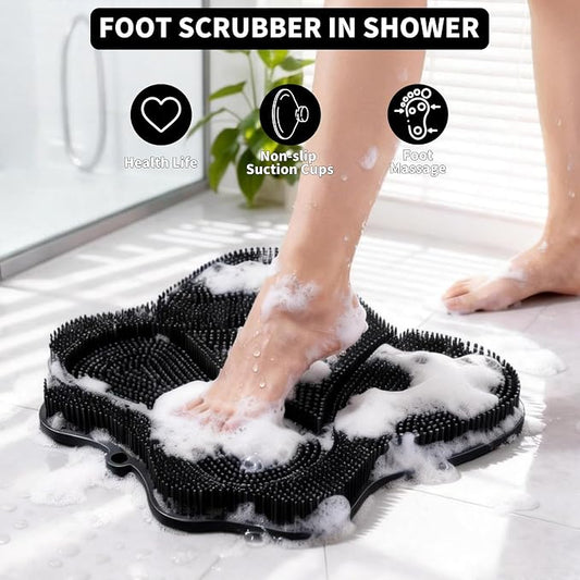Show Foot Scrubber Mat & Silicone Back Scrubber - Image 2