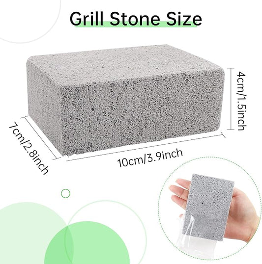 8 Pack Grill Brick & Griddle Stone Cleaning Block, Pumice Stone - Image 2