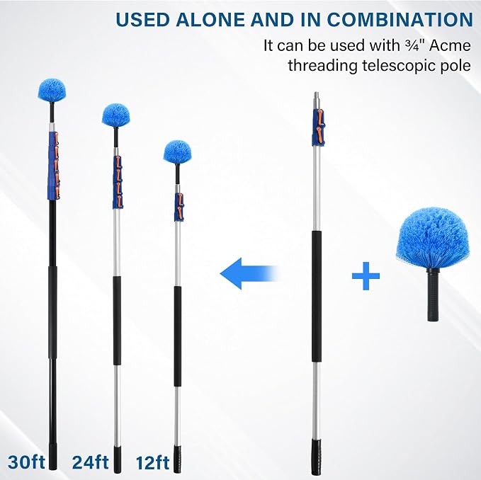 Cobweb Duster Head Brush, Spider Web Brush - Image 5