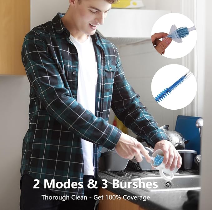 Silicone Cleaning Brush Kit – Household Cleaning Brushes - Image 7