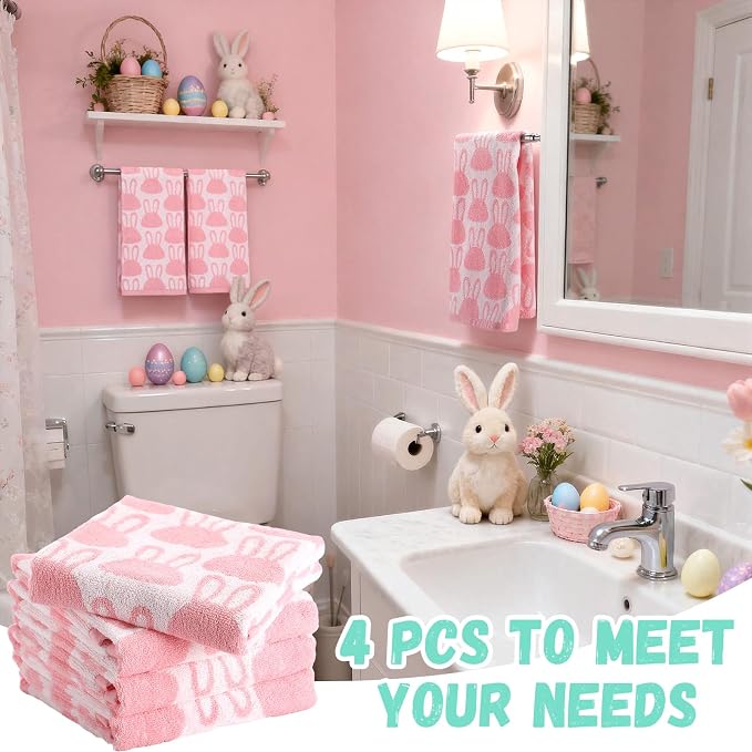 Frienda 4 Pcs Easter Hand Towels - Image 6