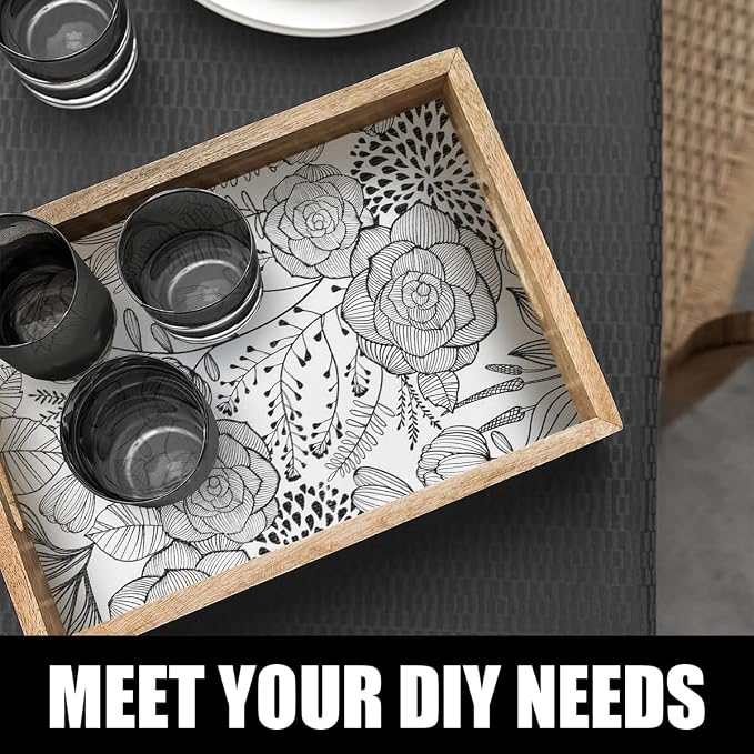 Floral Drawer and Shelf Liner for Kitchen 16IN x 20FT, Non-Adhesive and Strong - Image 9