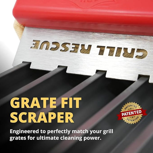 Grill Rescue BBQ Replaceable Scraper Cleaning Head, Bristle Free - Image 2