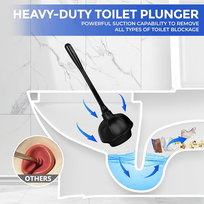 2 in 1 Toilet Brush and Plunger Set - Image 7