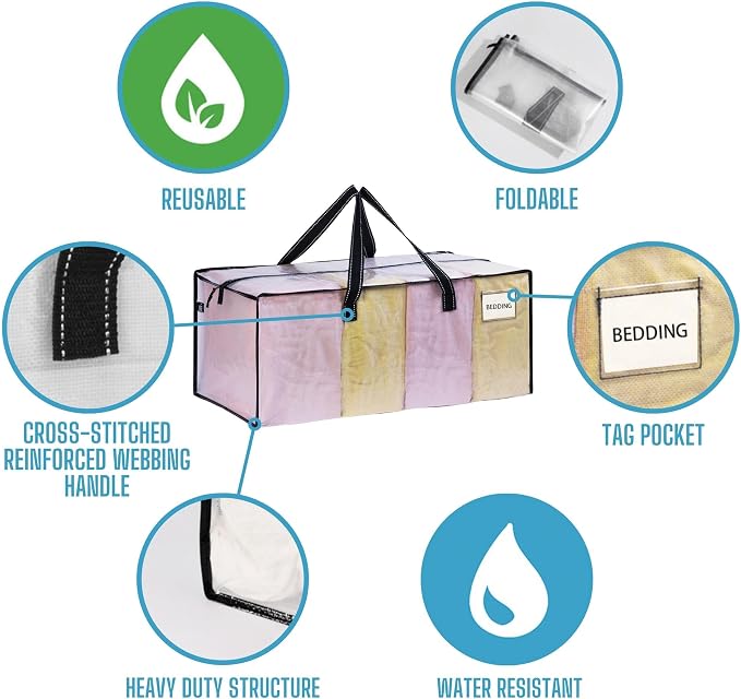 VENO 10 Pack Moving Bags Extra Large Storage Bags - Image 7