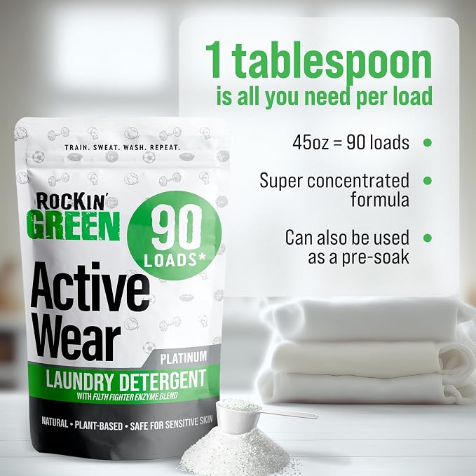 Rockin' Green Laundry Detergent, Plant based, All Natural Laundry Detergent - Image 7