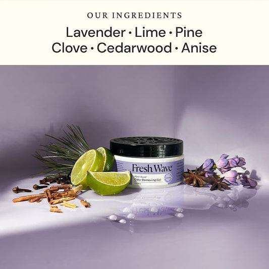 Fresh Wave Lavender Odor Removing Gel, 15 oz. & 7 oz.| Safer Odor Absorbers - Image 2