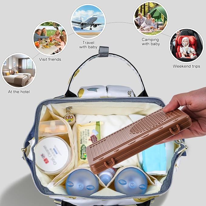 Baby Bottle Drying Rack,Travel Baby Bottle Drying Rack Set, Cleaner Kit - Image 7