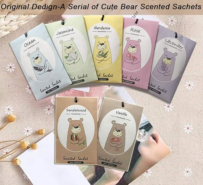 14 Packs Vanilla Scented Sachets - Image 8