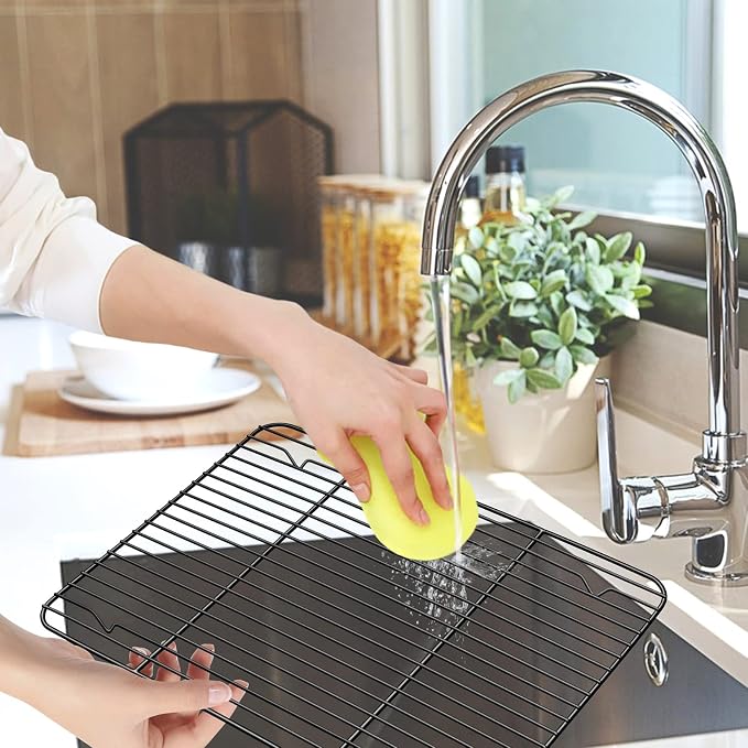 P&P CHEF Cooling Baking Rack Pack of 2, Stainless Steel Cooling Racks - Image 7