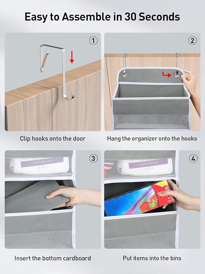 Yecaye 1 Pc Over the Door Organizer - Image 9