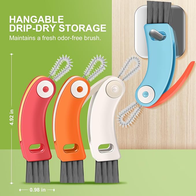 3 in 1 Cup Lid Cleaning Brush 4 Pack - Image 7