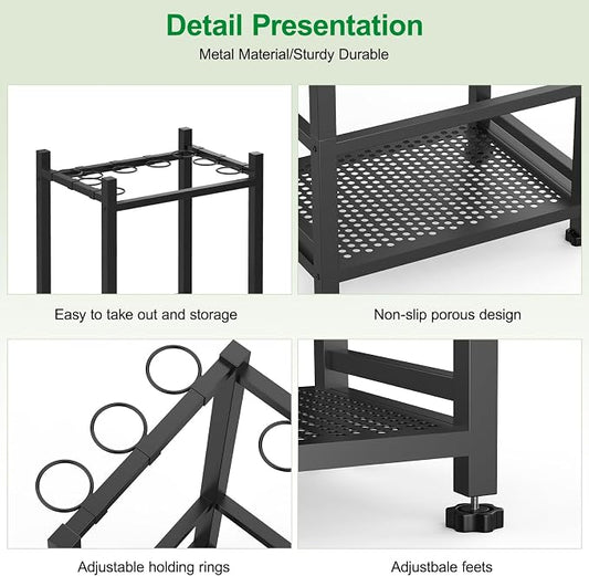 Dirza Garden Tool Organizer, Yard Tool Organizer - Image 2