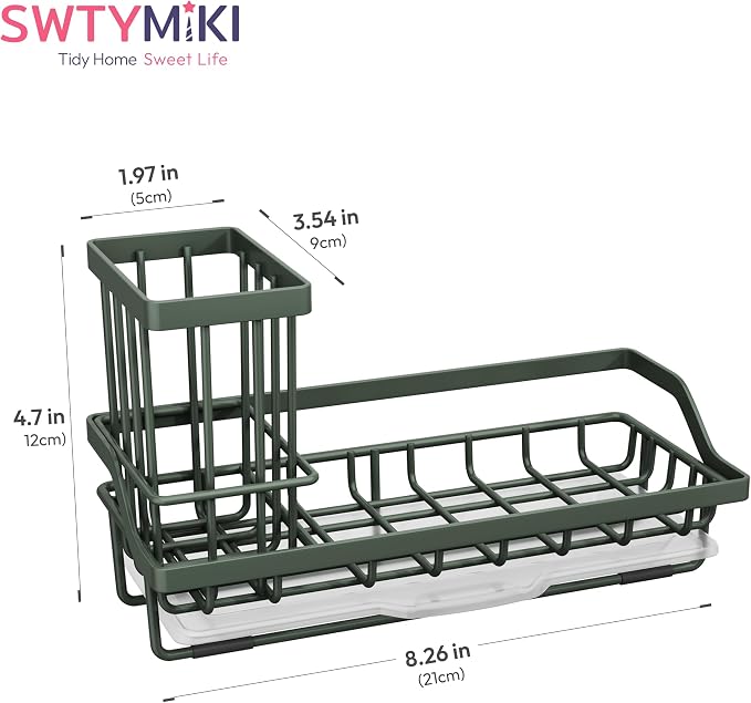 SWTYMIKI Sink Caddy Sponge Holder - Image 7