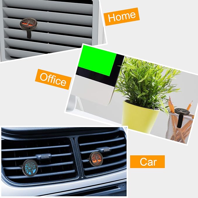 2 Pieces 316L Car Aromatherapy Oil Diffuser Air Freshener - Image 7