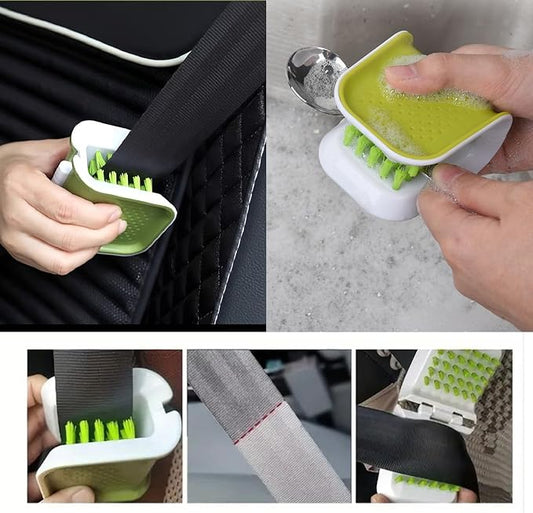 Detailing brush set, Double-Sided Car Seat Belt Cleaning Brush, Car drying towel - Image 2