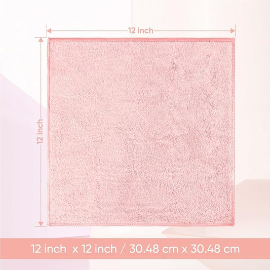 HOMEXCEL Microfiber Washcloths 12 Pack, Highly Absorbent and Soft Face Towel - Image 2