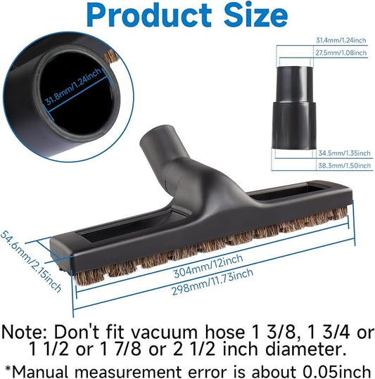 Upgraded Universal 1 1/4 inch Vacuum attachments & brushes - Image 2