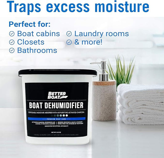 Moisture Absorber and Boat Dehumidifier, Charcoal Odor Remover - Image 2