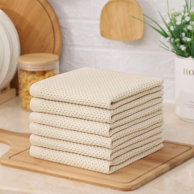 Kitinjoy 100% Cotton Kitchen Dish Cloths - Image 7