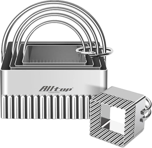 ALLTOP 5 Pieces Biscuit Cutters - Image 2