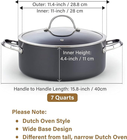Cooks Standard Stock Pot Dutch Oven Casserole - Image 2