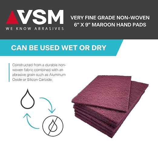 VSM 10-Pack: 6" x 9", Maroon - Image 7