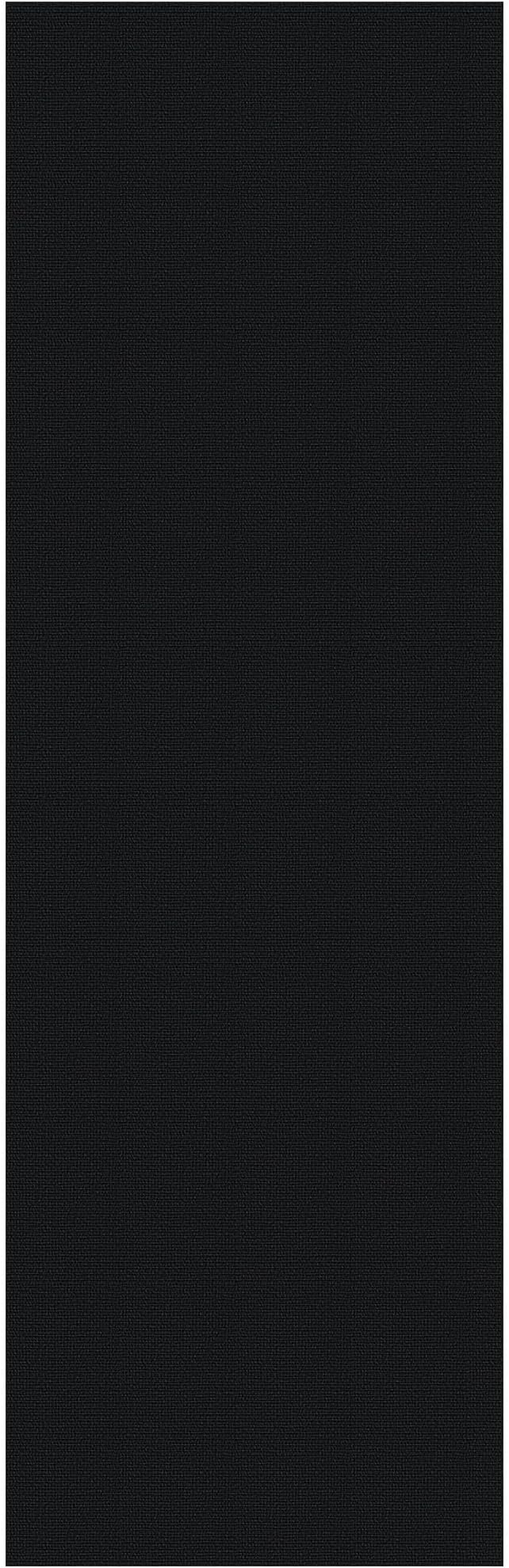 EARTHALL Washable Runner Rug 3x8 Ft Non Slip Runners for Hallways Wide Cotton Rubber Backed Kitchen Runner Braided Indoor Floor Carpet for Entryway, Hallway, Kitchen, Bedroom, Black