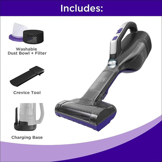 BLACK+DECKER dustbuster Reveal Pet Hair Vacuum, Hand Held Vacuum Cordless - Image 2