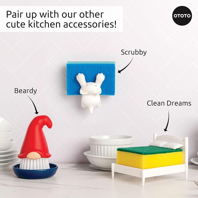 New! Beardy Gnome Dish Brush by Ototo - Image 8