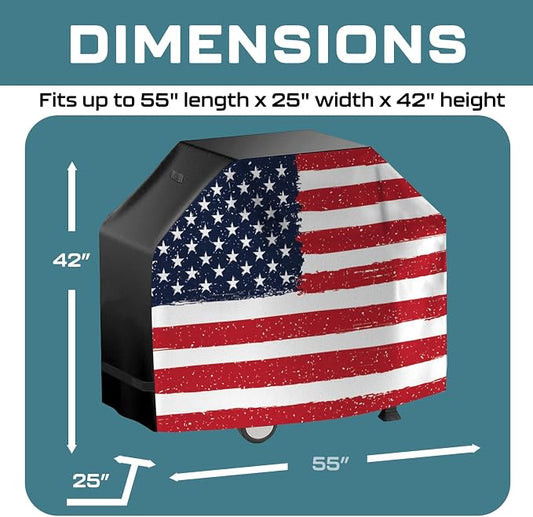 Grill Cover for Outdoor Grill, BBQ Grill Covers for Outside, Grill Cover 55 Inch - Image 2