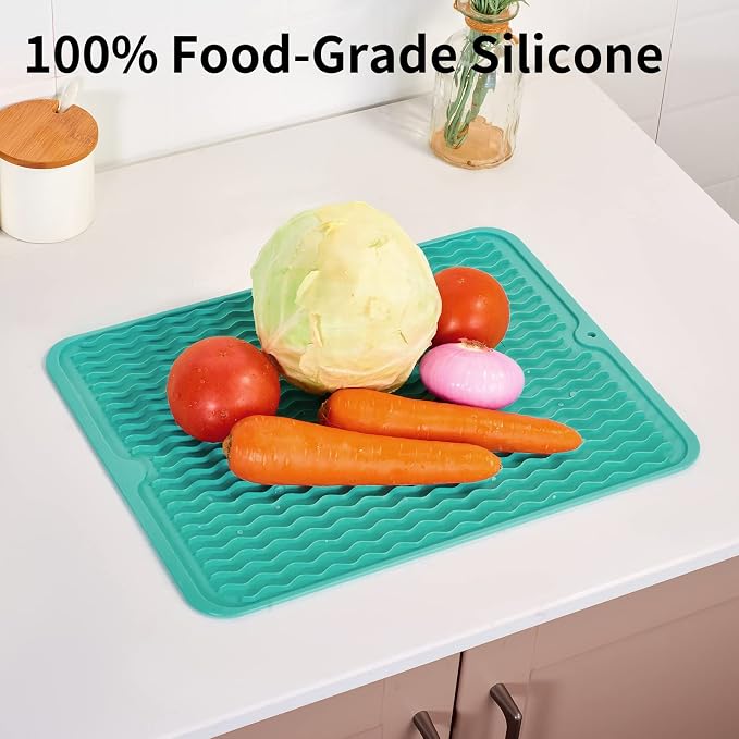 ZLR Silicone Dish Drying Mat & Heat Resistant Trivet - Image 9