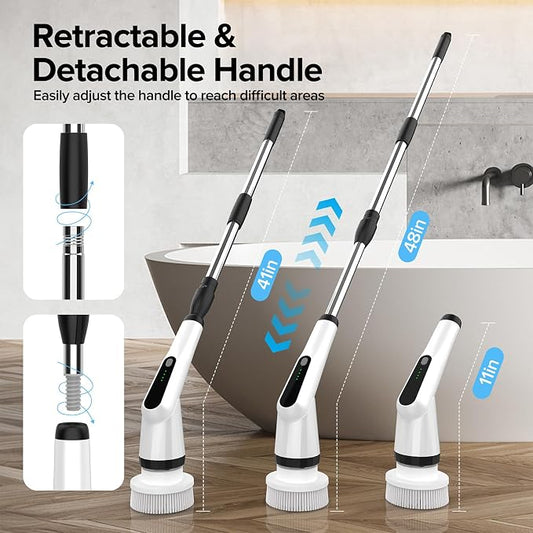 Electric Spin Scrubber, Dreazu IPX7 Shower Scrubber - Image 2