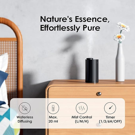 Waterless Diffuser for Essential Oil, Battery Operated Nebulizer, 0.7 Fl.Oz./ - Image 2