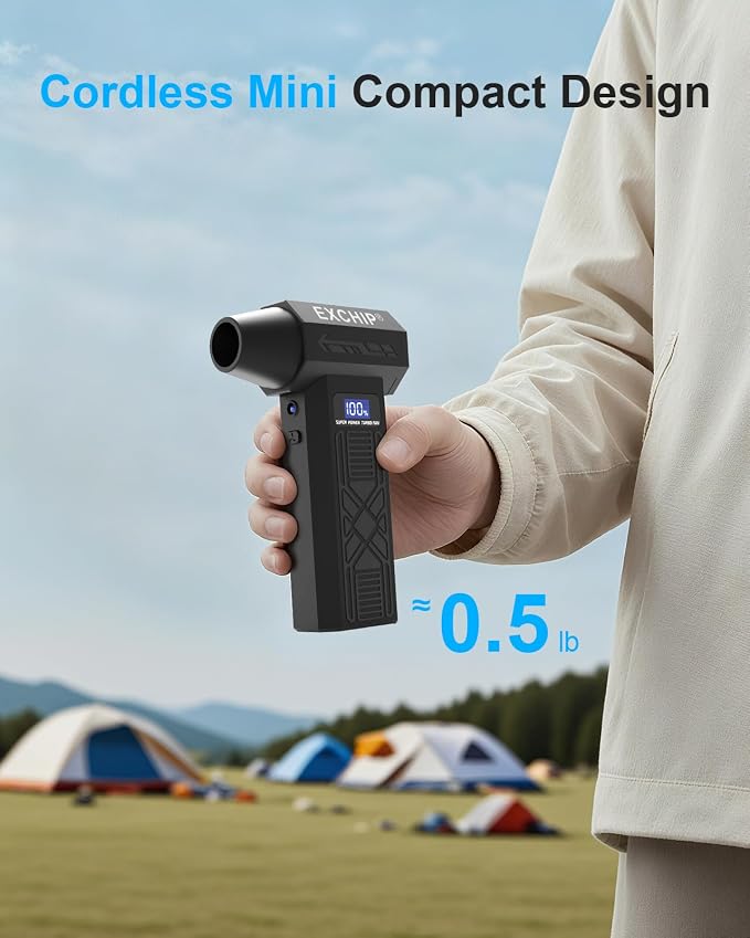 2-in-1 Compressed Air Duster & Vacuum – 150000RPM Electric Air Duster - Image 7