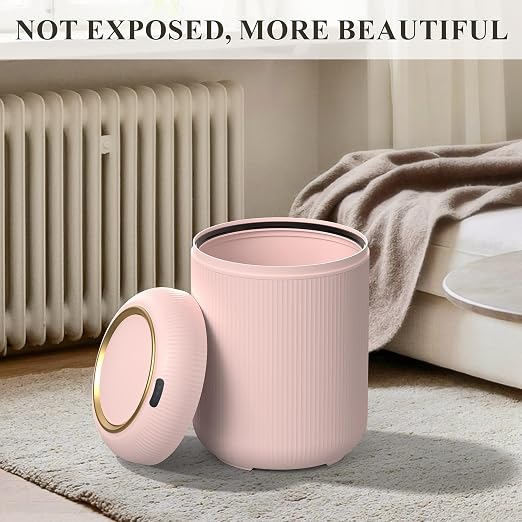 Smart Bathroom Trash Can with Lid,3 Gallon Bathroom Garbage Can Automatic - Image 7