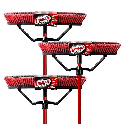 Libman Commercial 823 Multi-Surface Push Broom, Steel Handle by TheLibmanCompany