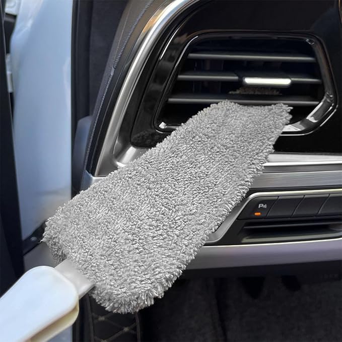 Car Air Vent Cleaning Brush Car Detailing Air Outlet Duster - Image 9