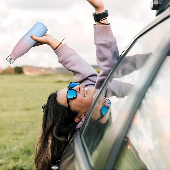 HASLE OUTFITTERS 17oz Stainless Steel Water Bottles Bulk, Vacuum Insulated - Image 7