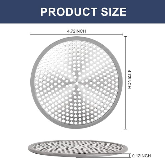 Heavy Duty Stainless Steel Drain Protector, Outside Diameter 4.75" Mesh Metal - Image 2