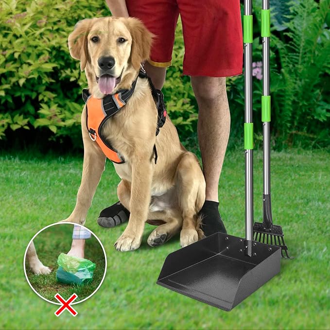 TOOGE Larger Pooper Scooper for Large Dogs, Dog Pooper Scooper Long Handle - Image 6
