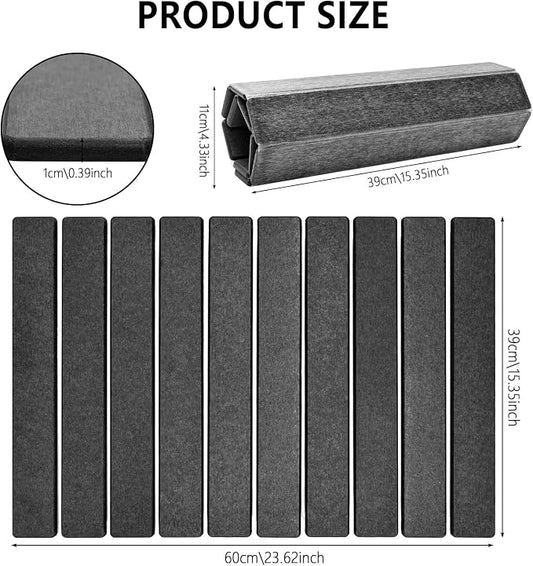 Stone Drying Mat for Kitchen Counter, Large Foldable Drying Stone - Image 2