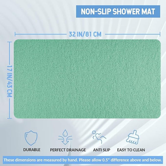 Non-Slip Bathtub Mat, Anti Slip Shower Mat, Fast Drying Bathtub Mats, Foot - Image 2