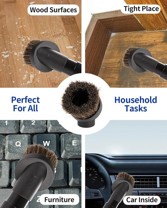 For Shark Vacuum Attachments, Round Horse Hair Vacuum Brush Attachment - Image 2