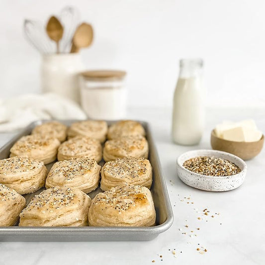 USA Pan Bakeware Nonstick Jelly Roll Baking Sheet Pan, Aluminized Steel - Image 2